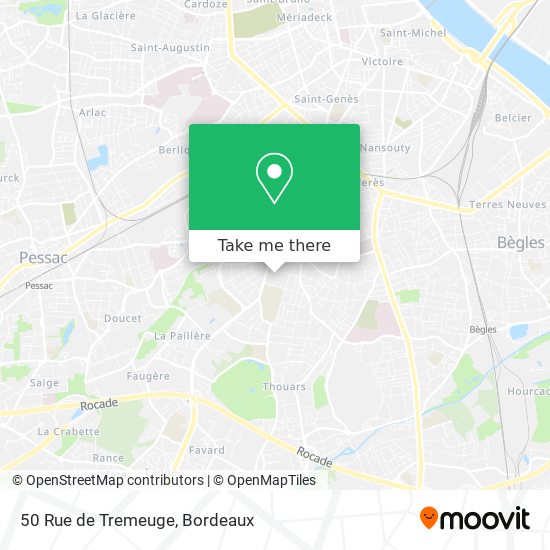 50 Rue de Tremeuge map