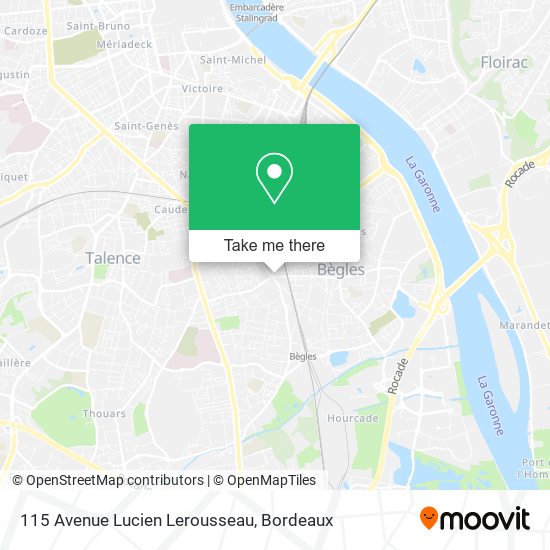 115 Avenue Lucien Lerousseau map