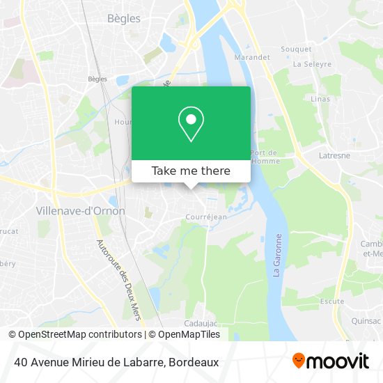 40 Avenue Mirieu de Labarre map
