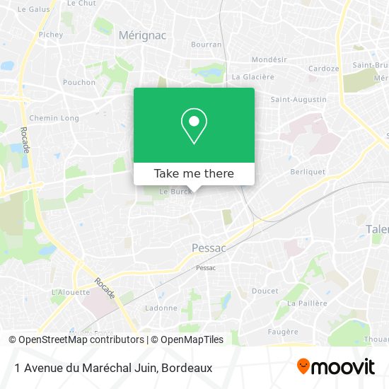 1 Avenue du Maréchal Juin map