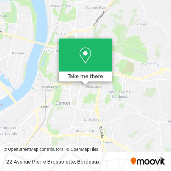 22 Avenue Pierre Brossolette map
