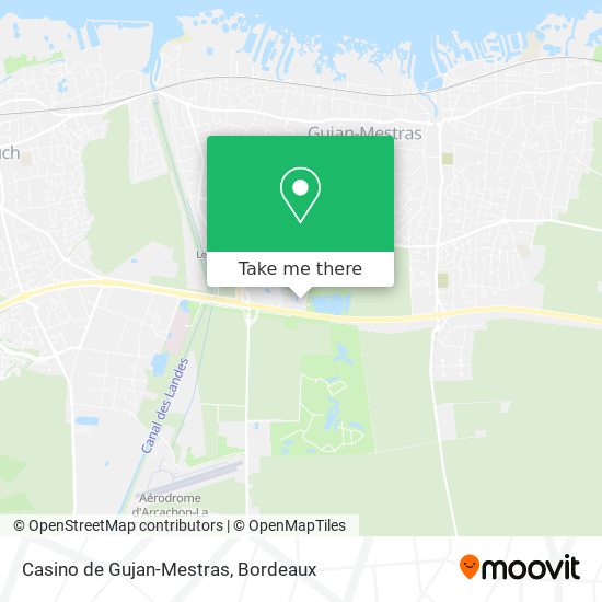 Casino de Gujan-Mestras map