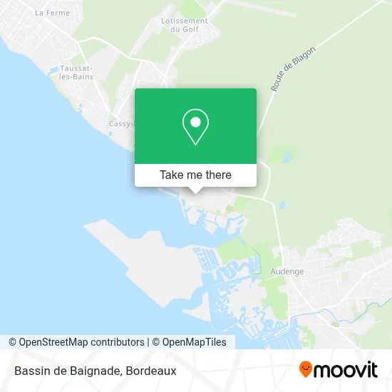 Bassin de Baignade map