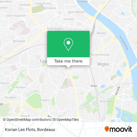 Korian Les Flots map