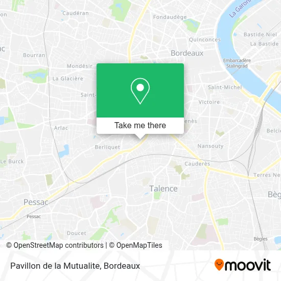 Pavillon de la Mutualite map