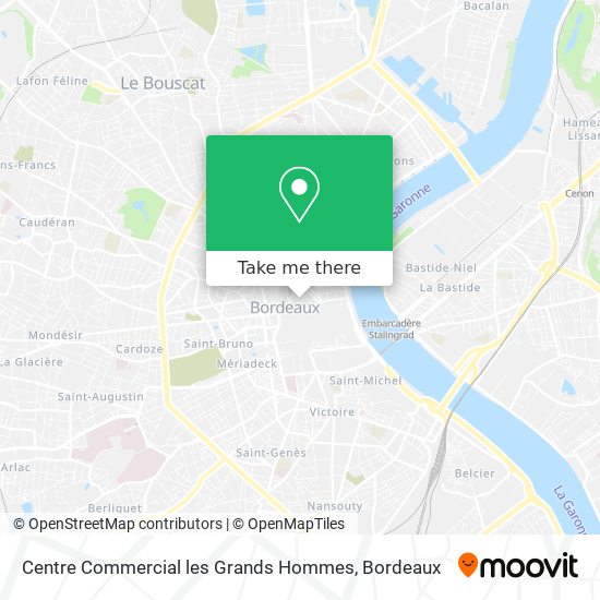 Centre Commercial les Grands Hommes map