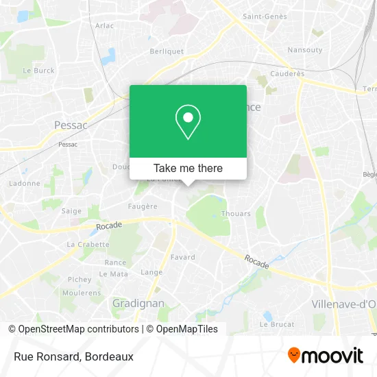 Rue Ronsard map