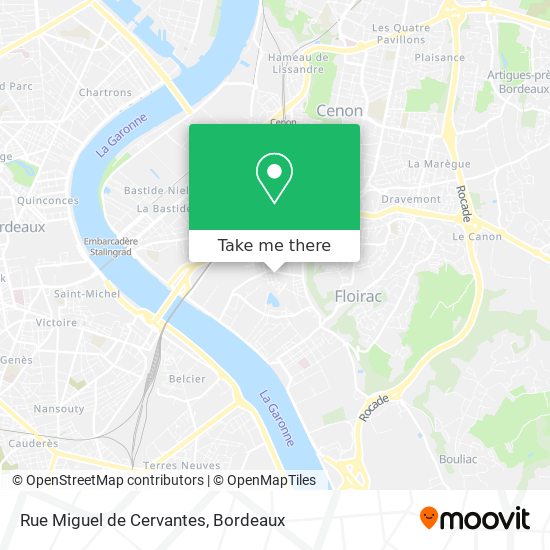 Rue Miguel de Cervantes map