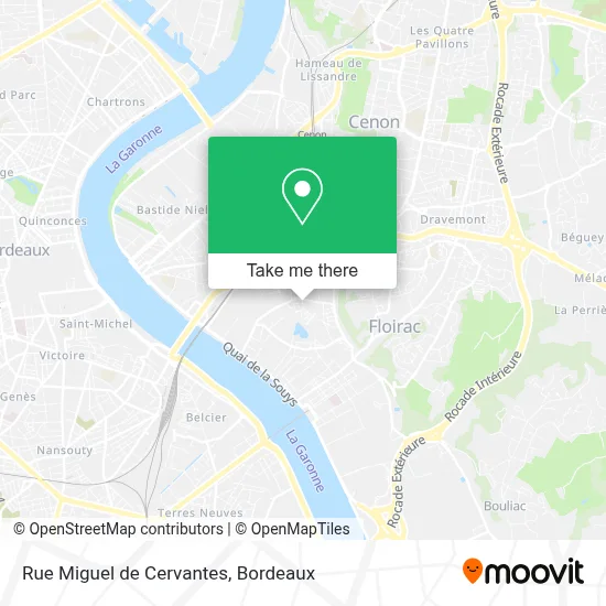 Rue Miguel de Cervantes map