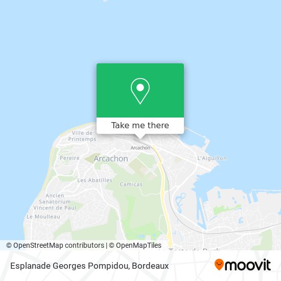 Esplanade Georges Pompidou map