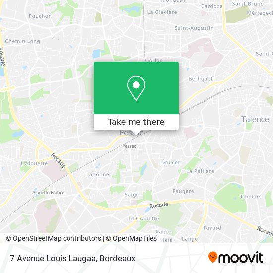 7 Avenue Louis Laugaa map