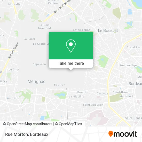 Rue Morton map