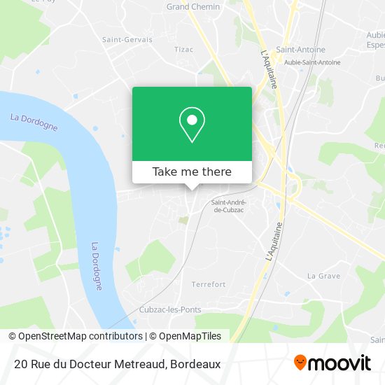 20 Rue du Docteur Metreaud map
