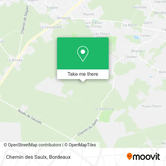 Chemin des Saulx map