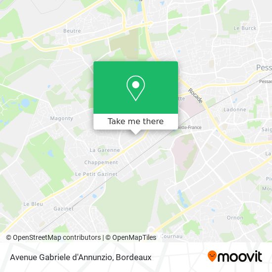 Avenue Gabriele d'Annunzio map