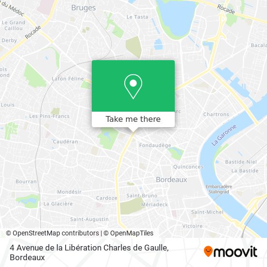 4 Avenue de la Libération Charles de Gaulle map