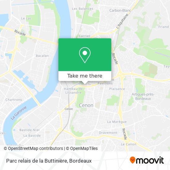 Parc relais de la Buttinière map