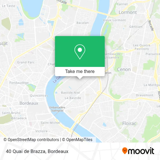 40 Quai de Brazza map