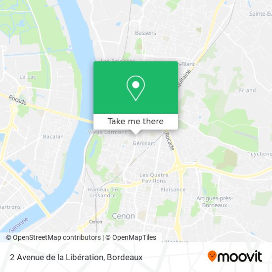 2 Avenue de la Libération map