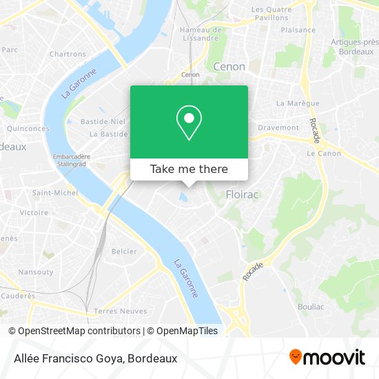 Allée Francisco Goya map