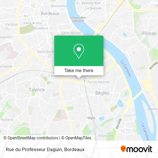Rue du Professeur Daguin map