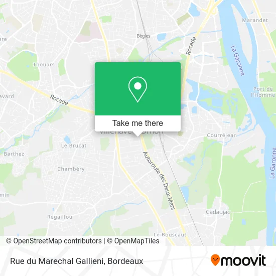 Rue du Marechal Gallieni map