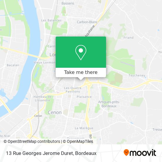 13 Rue Georges Jerome Duret map