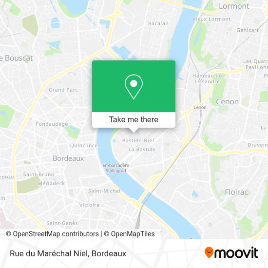 Rue du Maréchal Niel map