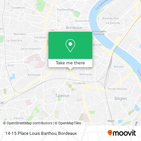 14-15 Place Louis Barthou map