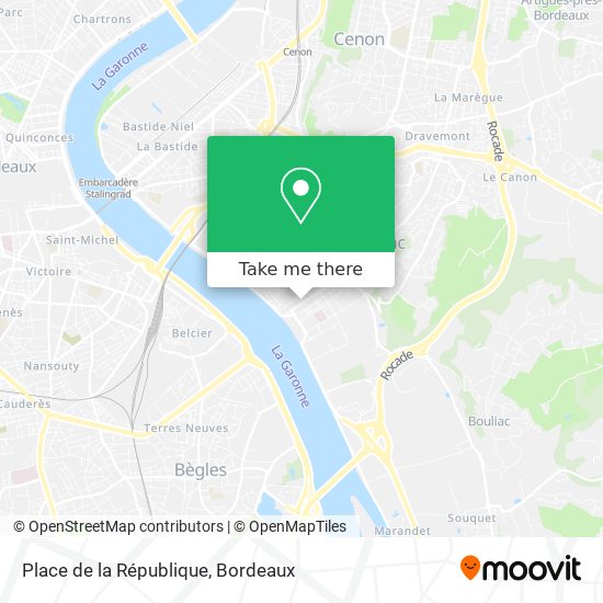 Place de la République map