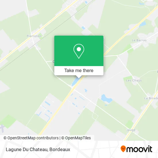 Lagune Du Chateau map