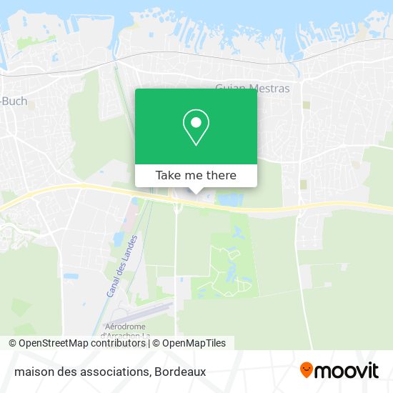 maison des associations map