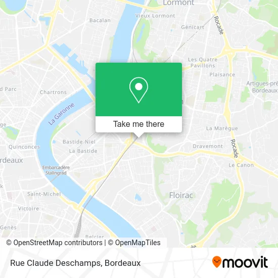 Rue Claude Deschamps map