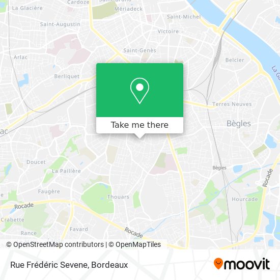 Rue Frédéric Sevene map