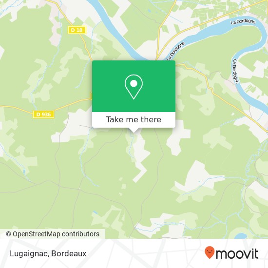 Lugaignac map