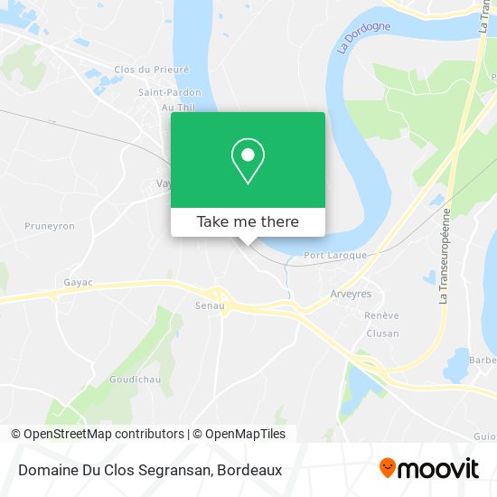 Domaine Du Clos Segransan map