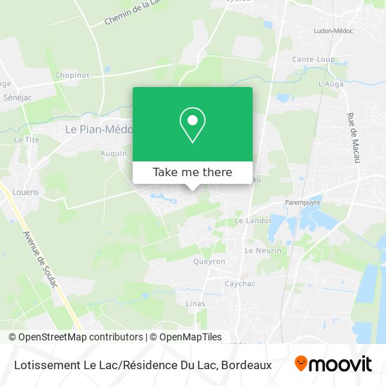 Lotissement Le Lac / Résidence Du Lac map