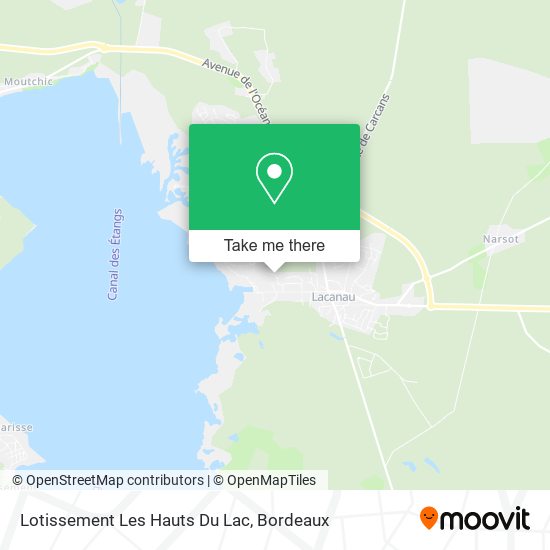 Lotissement Les Hauts Du Lac map