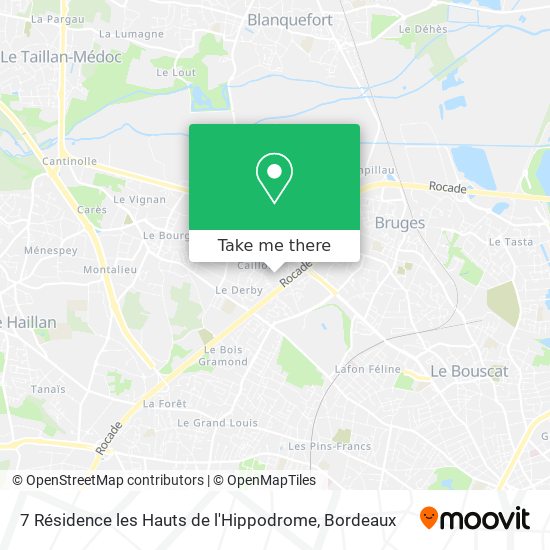 7 Résidence les Hauts de l'Hippodrome map