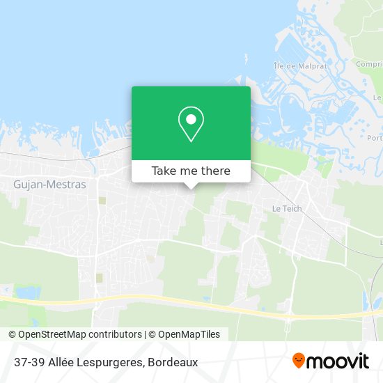 37-39 Allée Lespurgeres map