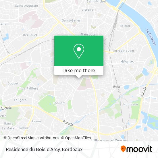 Résidence du Bois d'Arcy map