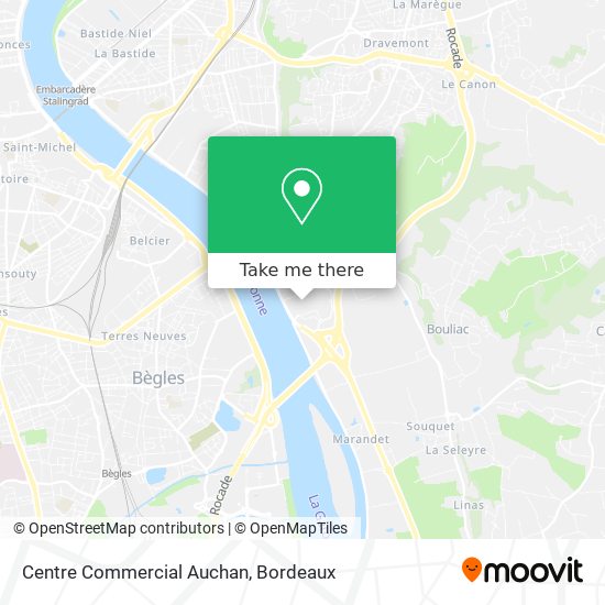 Centre Commercial Auchan map