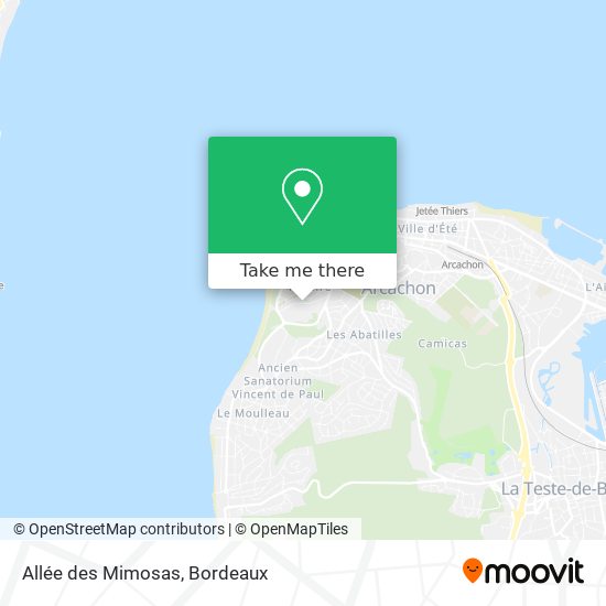 Allée des Mimosas map