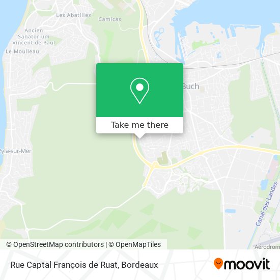 Rue Captal François de Ruat map