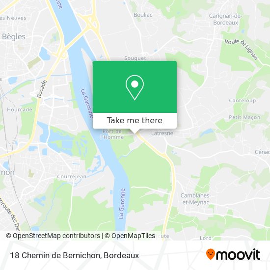 18 Chemin de Bernichon map