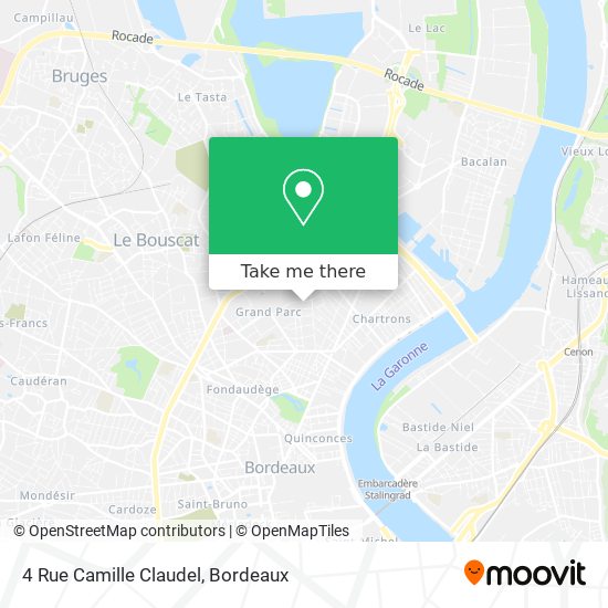 Mapa 4 Rue Camille Claudel