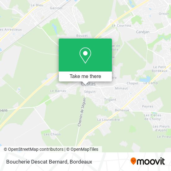 Boucherie Descat Bernard map