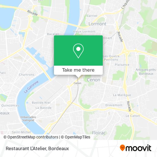 Restaurant L'Atelier map