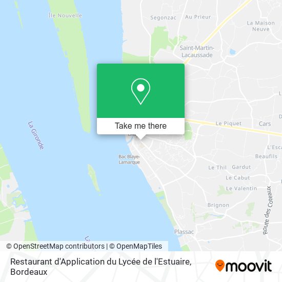 Restaurant d'Application du Lycée de l'Estuaire map