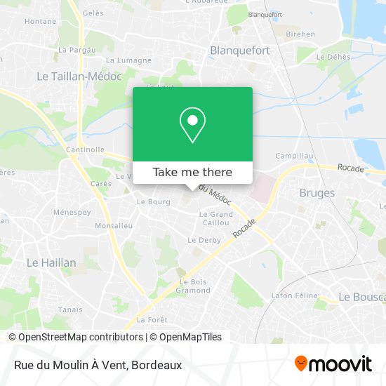 Mapa Rue du Moulin À Vent